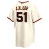 Jung Hoo Lee San Francisco Giants Nike Home Replica Player Jersey - Cream - Detail View