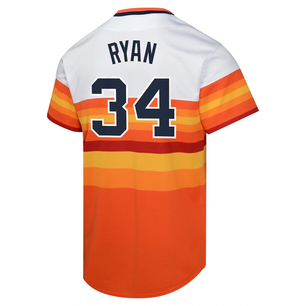 Nolan Ryan Houston Astros Nike Youth Cooperstown Collection Limited Player Jersey