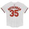 Adley Rutschman Baltimore Orioles Nike Preschool Home Game Jersey - White - Detail View
