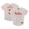 Bryce Harper Philadelphia Phillies Nike Preschool Home Game Jersey - White - Front View