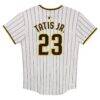 Fernando Tatis Jr. San Diego Padres Nike Preschool Home Game Jersey - White - Detail View