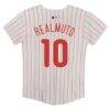 J.T. Realmuto Philadelphia Phillies Nike Preschool Home Game Jersey - White - Detail View
