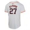 Jose Altuve Houston Astros Nike Youth Home Game Player Jersey - White - Detail View