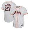Jose Altuve Houston Astros Nike Youth Home Game Player Jersey - White - Front View