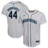 Julio Rodríguez Seattle Mariners Nike Youth Home Game Player Jersey - White - Front View