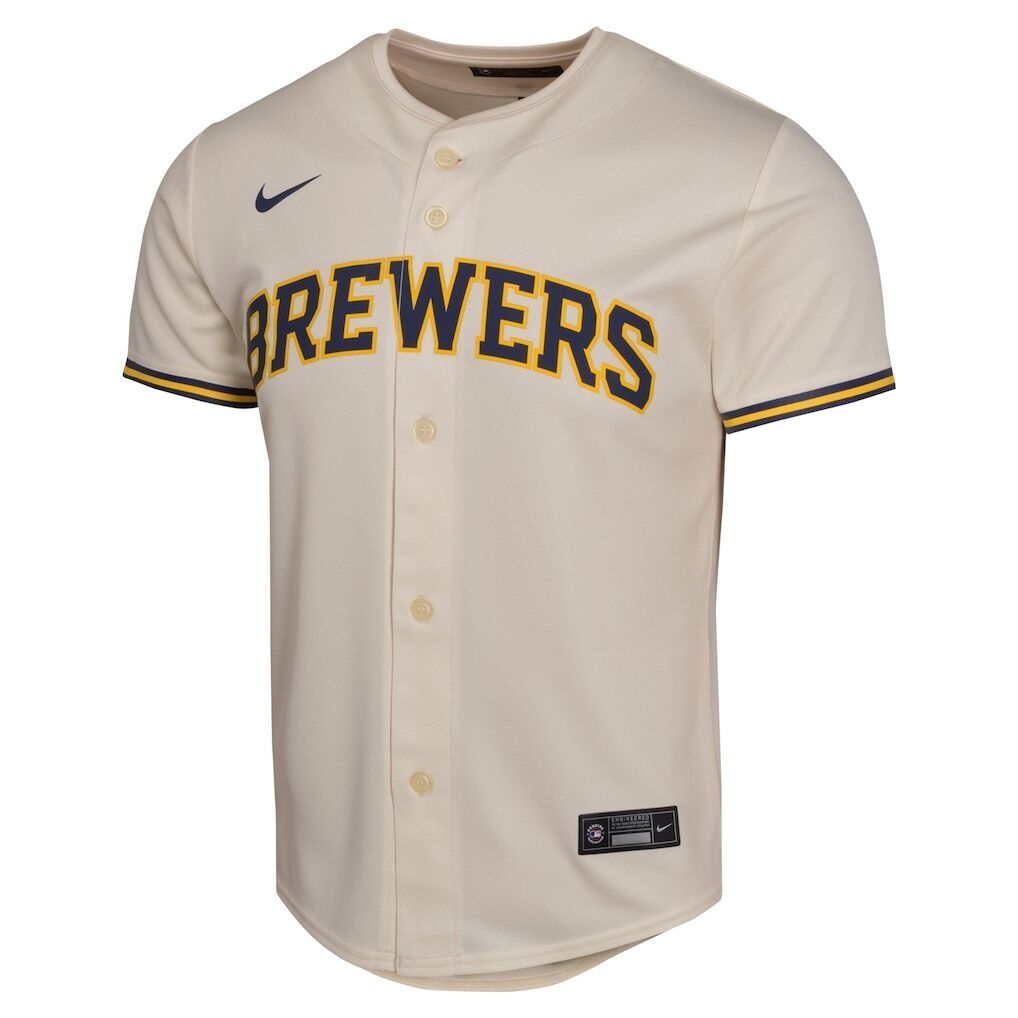 Christian Yelich Milwaukee Brewers Nike Youth Home Game Player Jersey