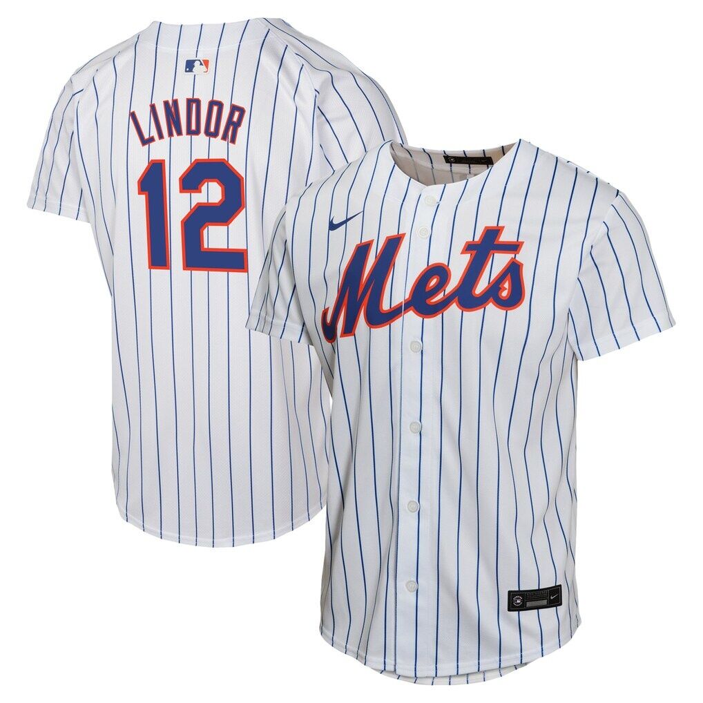 Francisco Lindor New York Mets Nike Youth Home Game Player Jersey