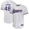 Jacob deGrom Texas Rangers Nike Youth Home Game Player Jersey - White - Front View