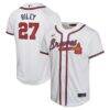 Austin Riley Atlanta Braves Nike Youth Home Game Player Jersey - White - Front View