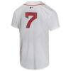 Masataka Yoshida Boston Red Sox Nike Youth Home Game Player Jersey - White - Detail View