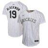 Charlie Blackmon Colorado Rockies Nike Youth Home Game Player Jersey - White - Front View