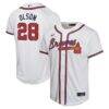 Matt Olson Atlanta Braves Nike Youth Home Game Player Jersey - White - Front View