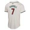 Corbin Carroll Arizona Diamondbacks Nike Youth Home Game Player Jersey - White - Detail View