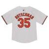 Adley Rutschman Baltimore Orioles Nike Toddler Game Jersey - White - Detail View
