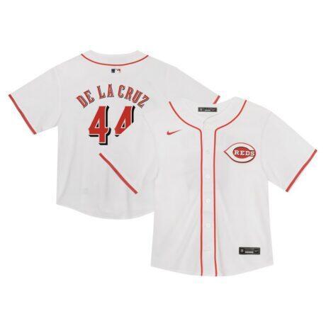 Elly De La Cruz Cincinnati Reds Nike Toddler Game Jersey - White - Front View