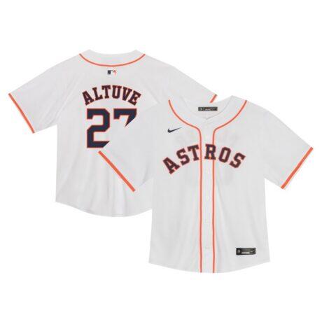 Jose Altuve Houston Astros Nike Toddler Game Jersey - White - Front View