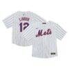 Francisco Lindor New York Mets Nike Toddler Game Jersey - White - Front View