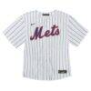 Francisco Lindor New York Mets Nike Toddler Game Jersey - White - Side View