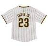 Fernando Tatis Jr. San Diego Padres Nike Toddler Game Jersey - White - Detail View