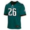 Saquon Barkley Philadelphia Eagles Nike Youth Game Jersey - Green - Side View