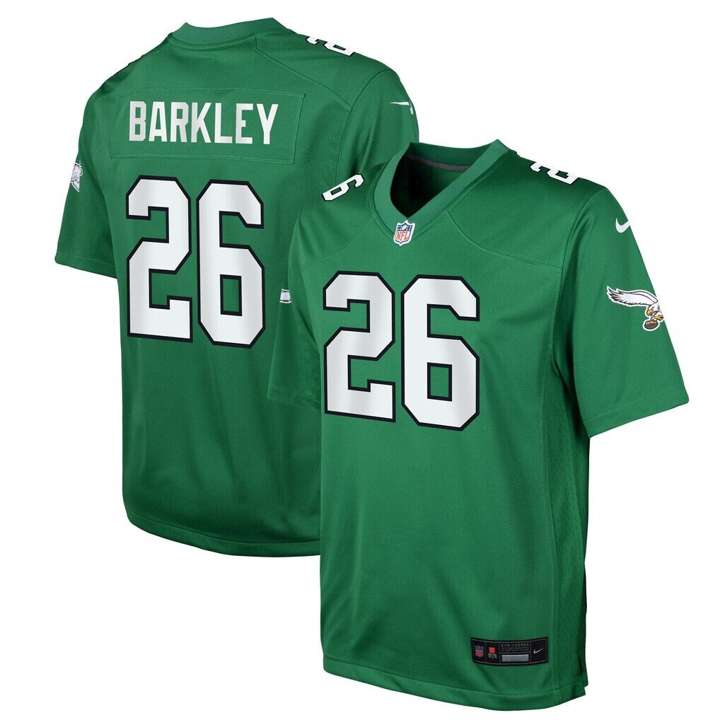 Saquon Barkley Philadelphia Eagles Nike Youth Game Jersey