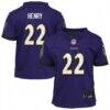 Derrick Henry Baltimore Ravens Nike Toddler Game Jersey - Purple - Front View