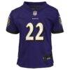 Derrick Henry Baltimore Ravens Nike Toddler Game Jersey - Purple - Side View