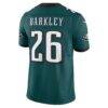 Saquon Barkley Philadelphia Eagles Nike Vapor F.U.S.E. Limited Jersey - Midnight Green - Detail View