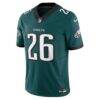 Saquon Barkley Philadelphia Eagles Nike Vapor F.U.S.E. Limited Jersey - Midnight Green - Side View