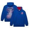 Hank Aaron Atlanta Braves Mitchell & Ness Vintage Logo Name & Number Pullover Hoodie - - Front View