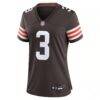 Jerry Jeudy Cleveland Browns Nike Women's Game Jersey - Brown - Side View