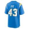 Troy Dye Los Angeles Chargers Nike Game Jersey - - Detail View