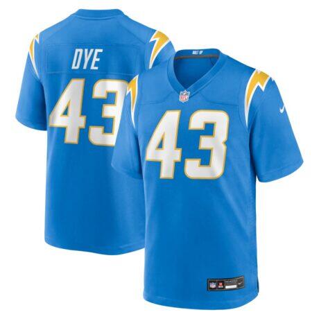 Troy Dye Los Angeles Chargers Nike Game Jersey - - Front View