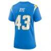 Troy Dye Los Angeles Chargers Nike Women's Game Jersey - - Detail View