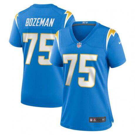 Bradley Bozeman Los Angeles Chargers Nike Women's Game Jersey - - Front View