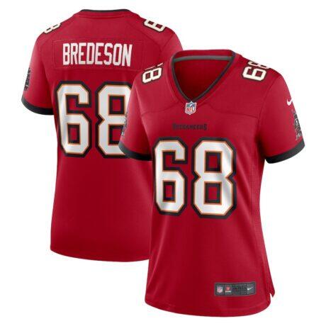 Ben Bredeson Tampa Bay Buccaneers Nike Women's Game Jersey - Red - Front View