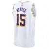 Austin Reaves Los Angeles Lakers Fashion7 Fast Break Replica Player Jersey - White - Detail View