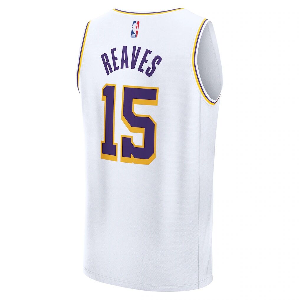 Austin Reaves Los Angeles Lakers Fashion7 Fast Break Replica Player Jersey - Association Edition