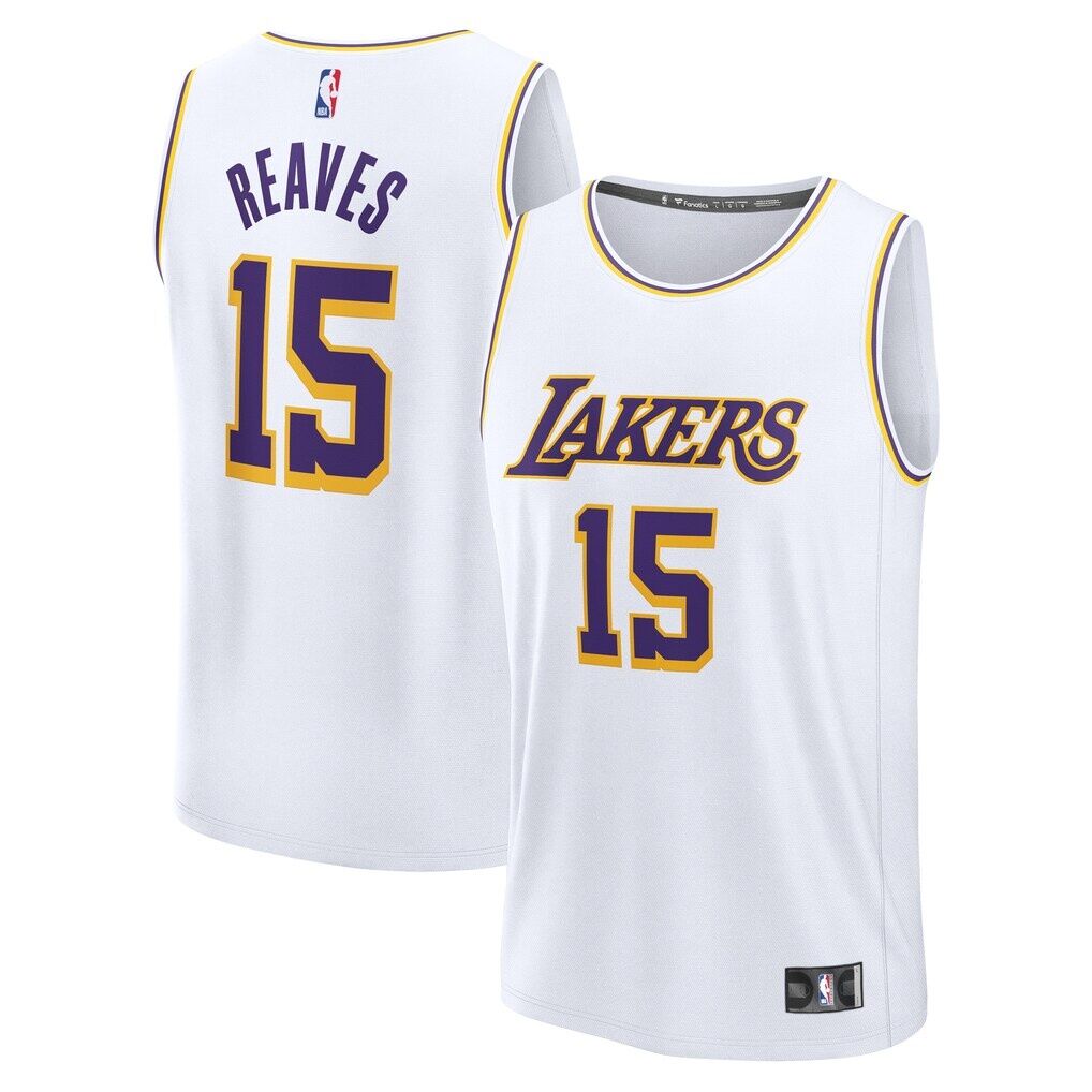 Austin Reaves Los Angeles Lakers Fashion7 Fast Break Replica Player Jersey - Association Edition