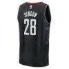 Alperen Sengun Houston Rockets Fashion7 Fast Break Replica Player Jersey - Black - Detail View