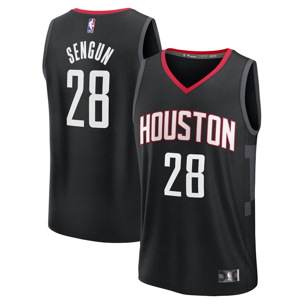 Alperen Sengun Houston Rockets Fashion7 Fast Break Replica Player Jersey - Statement Edition