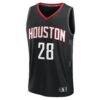 Alperen Sengun Houston Rockets Fashion7 Fast Break Replica Player Jersey - Black - Side View