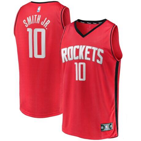 Jabari Smith Jr. Houston Rockets Fashion7 Youth Fast Break Replica Player Jersey - Red - Front View