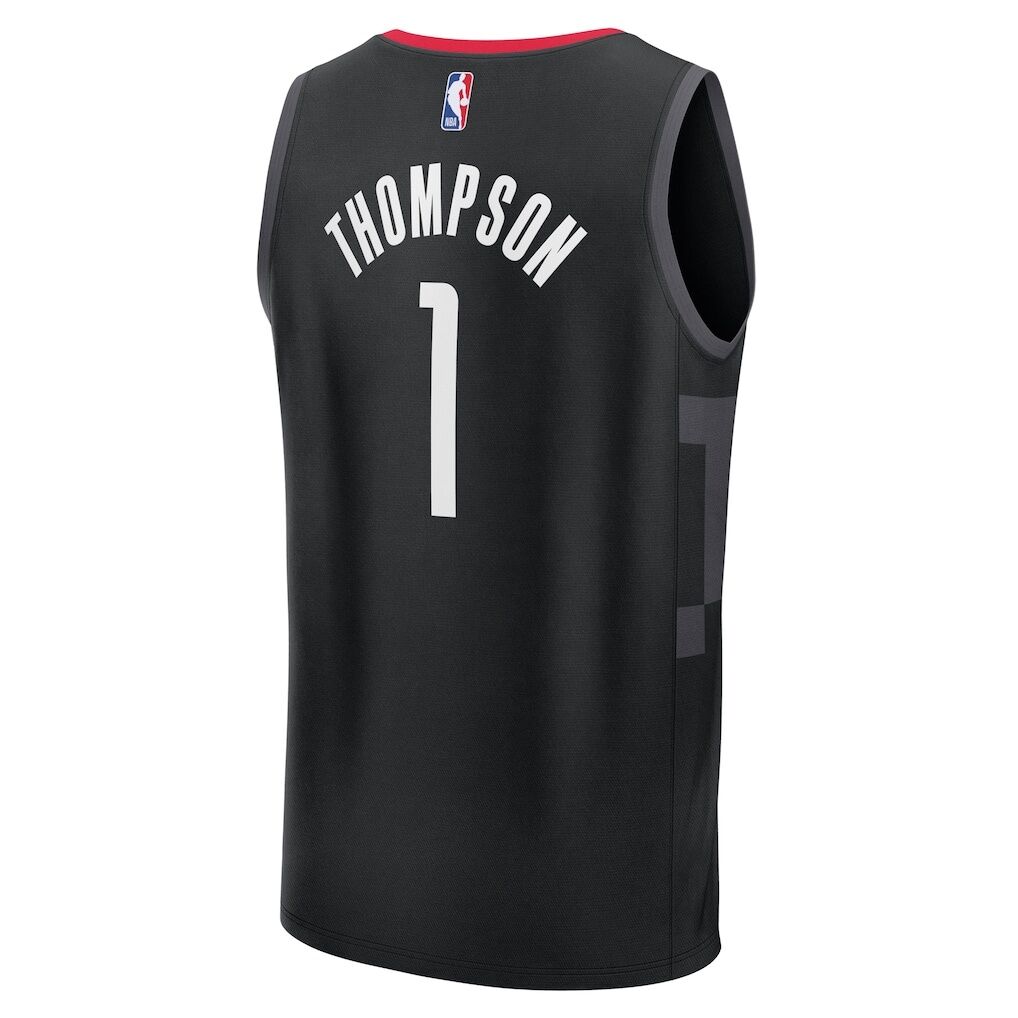 Amen Thompson Houston Rockets Fashion7 Fast Break Replica Player Jersey - Statement Edition
