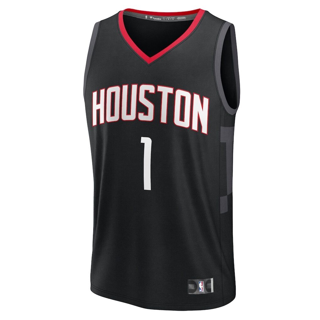 Amen Thompson Houston Rockets Fashion7 Fast Break Replica Player Jersey - Statement Edition