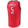 Fred VanVleet Houston Rockets Fashion7 Fast Break Replica Player Jersey - Red - Detail View