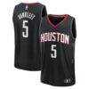 Fred VanVleet Houston Rockets Fashion7 Fast Break Replica Player Jersey - Black - Front View