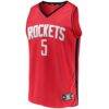 Fred VanVleet Houston Rockets Fashion7 Youth Fast Break Replica Player Jersey - Red - Back View