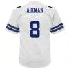 Troy Aikman Dallas Cowboys Mitchell & Ness Youth 1992 Legacy Jersey - White - Detail View
