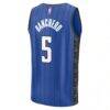 Paolo Banchero Orlando Magic Fashion7 Youth Fast Break Replica Player Jersey - Blue - Detail View